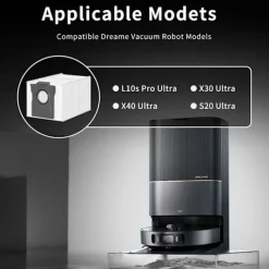 INF Dammsugare & Tillbehör-Ersättande Dammpåsar för Dreame X40 Ultra, 8-pack