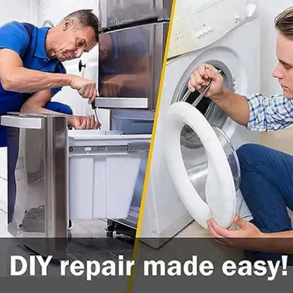 FMYSJ Tvättmaskiner-Ersättnings tvättmaskin 5859EN1004J Dräneringsmotor för LG Trumtvättmaskin Sumppumpmotor Acce (FMY) Black White