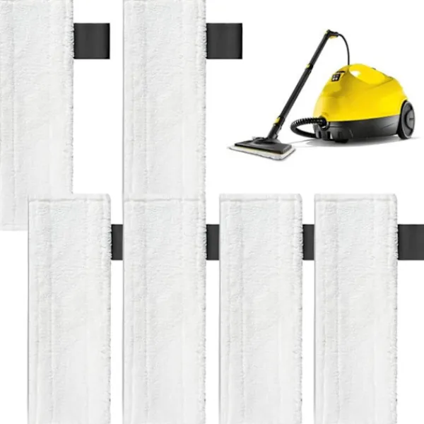 BEBETTER Ångtvättar-Ersättningsdukar för Kärcher ångtvättar, mikrofibergolvdukar, lämpliga för Kärcher Easyfix-modeller SC1, SC2, SC3, SC4, SC5. Mikrofiberduk