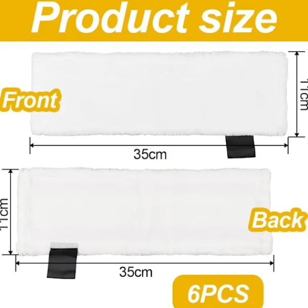 BEBETTER Ångtvättar-Ersättningsdukar för Kärcher ångtvättar, mikrofibergolvdukar, lämpliga för Kärcher Easyfix-modeller SC1, SC2, SC3, SC4, SC5. Mikrofiberduk