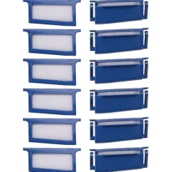 Dammsugare & Tillbehör-Ersättningsfilter för CPAP Philips Respironics Dreamstation 6 - 6 återanvändbara filterhållare + 6 engångs ultra-fina filter