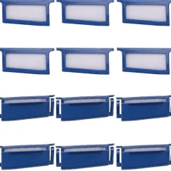 Dammsugare & Tillbehör-Ersättningsfilter för CPAP Philips Respironics Dreamstation 6 - 6 återanvändbara filterhållare + 6 engångs ultra-fina filter