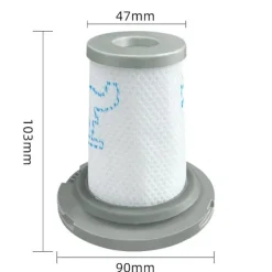 DMstore Dammsugare & Tillbehör-Ersättningsfilter ZR009006 för sladdlösa dammsugare X-Force Flex 8.60 X-Pert 6.60, tvättbart