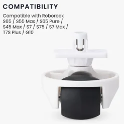 Dammsugare & Tillbehör-Ersättningsframhjul för S6 och S7-serien S65 S55 Max S65 Pure S45 Max S7 S75 S7 Max T7s Plus G1