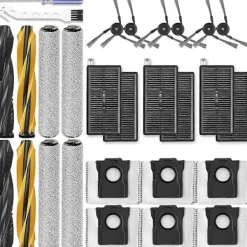Dammsugare & Tillbehör-Ersättningskit för Aqua10 Ultra Roller Robotdammsugare, huvudborstar, filter