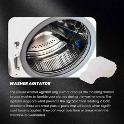 Tvättmaskiner-Ersättningskit för tvättmaskinsomrörare, exakt passform för Whirlpool