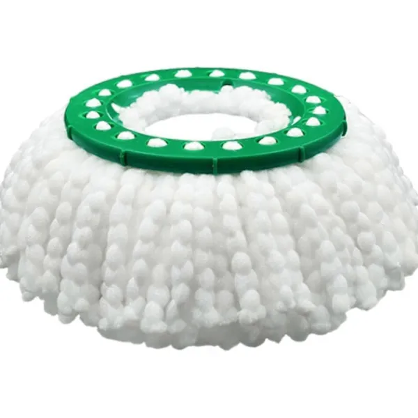 FMYSJ Städmoppar-Ersättningsmopphuvuden | Mikrofibermopphuvuden | Runda mopphuvuden | 360° roterande (FMY)