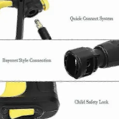 Vett Högtryckstvättar-Ersättningssprutpistol för Kärcher K2 K3 K4 K5 K6 K7 tvätt