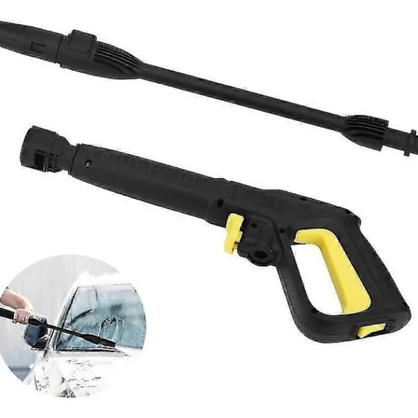 LEIGELE Högtryckstvättar-Ersättningssprutpistol och sprutlans för Kärcher K2 K3 K4 K5 K6 K7 högtryckstvätt, snabbkopplingsvattenstrålepistol för Kärcher K2 K7-serien (LGL)