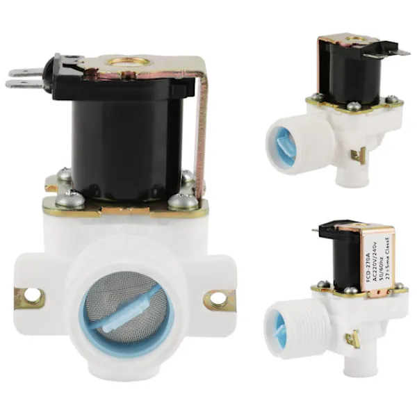 Tvättmaskiner-FCD270A Tvättmaskin Vatteninlopps Magnetventil AC 220V 240V BSPP 3/4 Tum
