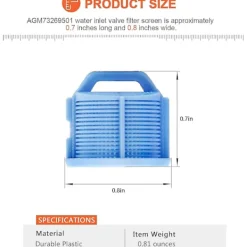 Tvättmaskiner-Filter för tvättmaskinens vatteninlopp - Passar till Kenmore och Lg tvättmaskiner - 4-pack