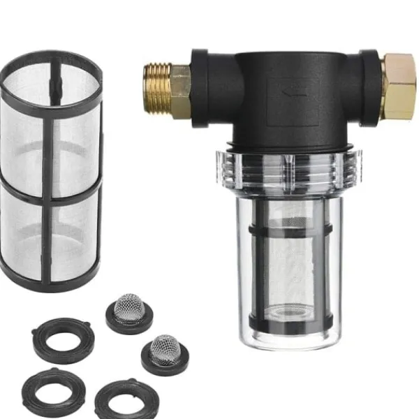 Tvättmaskiner-Filterpatron för tvättmaskin, amerikansk gänga, 3/4 trädgårdsslanganslutning - 1 st.