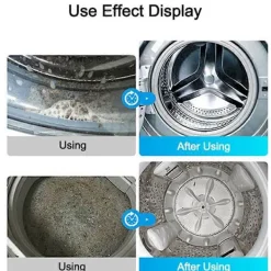 Rengöringsmedel-Finally Fresh Tvättmaskinsrengöring Vit Räkna Pulver 12/24/36 ST (FMY) blå blue