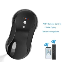 Hommy Fönsterrengöring-Fönster rengöring robot APP smart kontroll automatik vatten spray glas rengöring hög sug effekt dammsugare