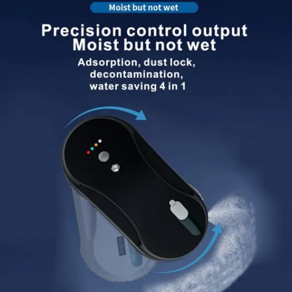 Hommy Fönsterrengöring-Fönster rengöring robot APP smart kontroll automatik vatten spray glas rengöring hög sug effekt dammsugare