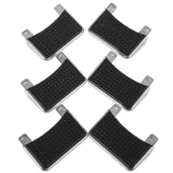 TrueNorth Soptunnor-Fotpedal i plast, ersättning för soptunnor, steg-på-funktion, avfallshantering, hushållsanvändare, 6-pack