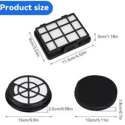 DAO Dammsugare & Tillbehör-För Bosch Series 2 Dammsugare BGC05A220A, BGC05A320, BGS05AAA2/01, BGS05A220/02 Hepa Filter Motor P [DB]