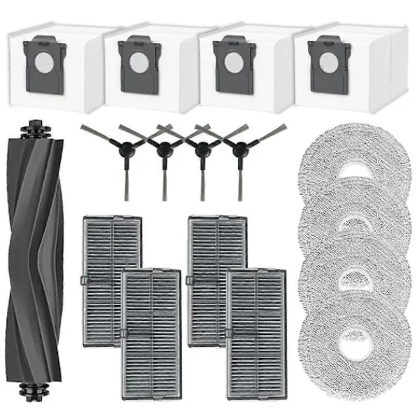 FMYSJ Dammsugare & Tillbehör-För Dreame Mova E30 Ultra Ersättningsdelar Tillbehör Huvudsidoborste Hepa Filter Moppduk Dammpåse B (FMY)