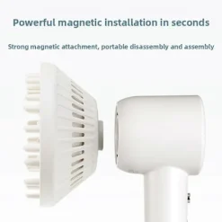 Torktumlare-För Glans och Härlighet Hårtork Diffusermunstycke Vit