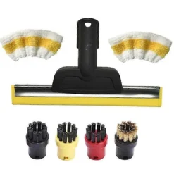 Städmaskiner-För Karcher Easyfix SC2 SC3 SC4 SC5 Ångtvätt Golvduk Rund Borste Fönstermunstycke Skrapa Ånga