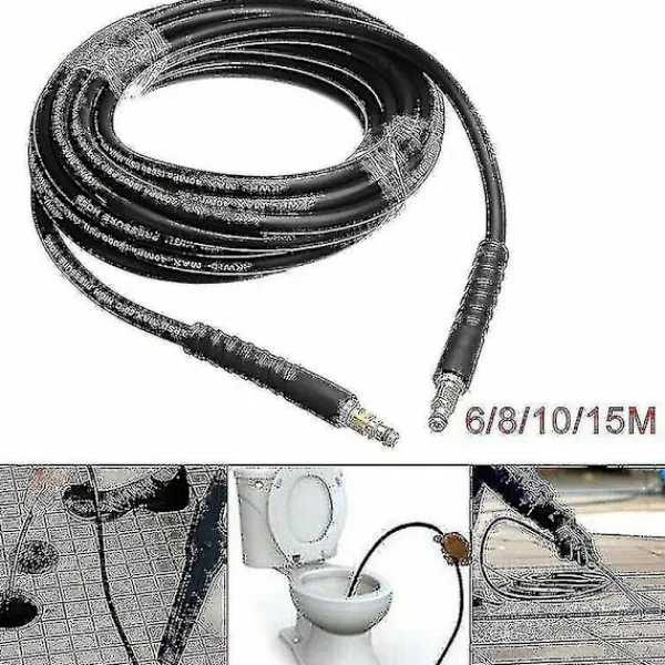 FMYSJ Högtryckstvättar-För Karcher K2 K3 K4 K5 K6 K7 (6m) Högtryckstvättar Vattenrengöring Högtrycksslang Rengöringssats 6m/8m/10m/15m (FMY)