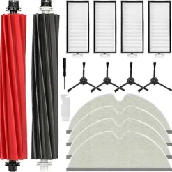 unbranded Dammsugare & Tillbehör-För Roborock Q8 Max/ Q5 Pro Huvudborste Sidoborste Hepa Filter Moppduk plastic