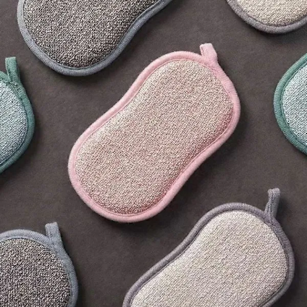 BEBETTER Svampar & Dukar-Färgen är slumpmässig och två krokar medföljer, Tvättbar Svamp 5 st Mikrofiberduk Gåva! Bilruta