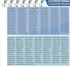 Tvättmaskiner-5220FR2075L Tvättmaskin Kallvatten Inloppsventil och 5220FR2006H Tvättmaskin Varmvatten Inloppsventil för / Tvättmaskin
