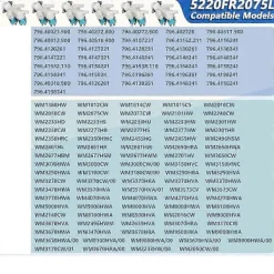 Tvättmaskiner-5220FR2075L Tvättmaskin Kallvatten Inloppsventil och 5220FR2006H Tvättmaskin Varmvatten Inloppsventil för / Tvättmaskin