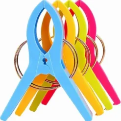 DAO Tvättillbehör-Förpackning med 8 Plastklämmor Täcke Kläder Klämmor Sockhållare Vindtät Simning [DB]