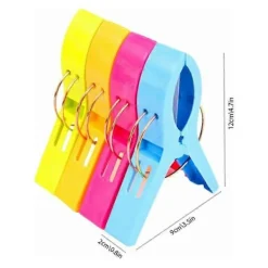 DAO Tvättillbehör-Förpackning med 8 Plastklämmor Täcke Kläder Klämmor Sockhållare Vindtät Simning [DB]