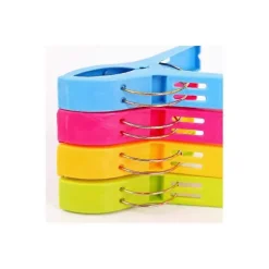 DAO Tvättillbehör-Förpackning med 8 Plastklämmor Täcke Kläder Klämmor Sockhållare Vindtät Simning [DB]