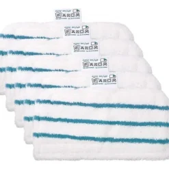 HAIKOU CHENQI Svampar & Dukar-Förpackning med 5 rektangulära mikrofiberdukar för Black+Decker ångmoppar