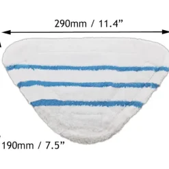 Ångtvättar-Förpackning med 6 tvättbara dynor för Beldray 5-i-1 och 9-i-1 ångmoppar.