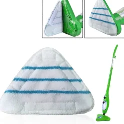 LEIGELE Ångtvättar-Förpackning med 6 tvättbara dynor för Beldray 5-i-1 och 9-i-1 ångtvättar. (LGL)