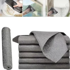 Svampar & Dukar-Förtjockad Magisk Rengöringsduk, Mikrofiber Glasrengöringsdukar, Återanvändbara Rengöringsdukar U 20 x 30 cm
