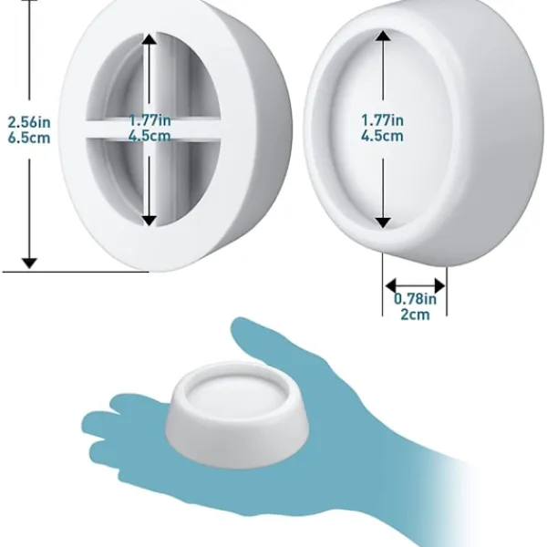 Tvättmaskiner-Förtvättsmaskinfötter, gummifötter, halkfria, golvskydd, stötdämpande bricka för mattor, torktumlare