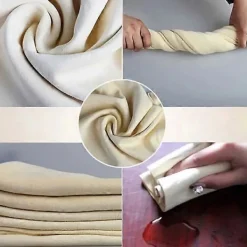 Svampar & Dukar-Fshion Naturlig Mocka Bilrengöringsdukar Tvätt 60cm*45cm