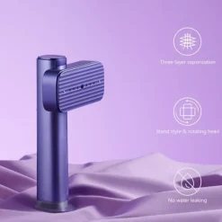 Ångtvättar-G5 Klädångare, Professionell 2 i 1 Ångare för Kläder och Strykjärn, Endast 0,8 kg Lätt, 1200 W 10 Minuters Kontinuerlig Ånga för Resor och Hem