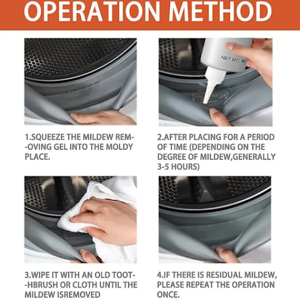 Rengöringsmedel-20/90g Mögelborttagningsgel Mögelborttagning [kk] 90g