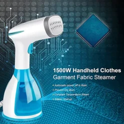 Ångtvättar-Galapare Upprätt Ångare, Bärbart Upprätt Ångstrykjärn, 1500W 280ml Upprätt Strykjärn, Bärbar Upprätt Strykmaskin, Snabb Uppvärmning på 15 Sekunder