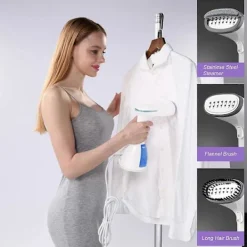 Ångtvättar-Galapare Upprätt Ångare, Portabelt Upprätt Ångstrykjärn, 1500W 280ml Upprätt Strykjärn, Portabel Upprätt Strykningsmaskin, Snabb Uppvärmning på 15 Sekunder | Fyndiq