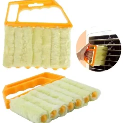 unbranded Fönsterrengöring-Galaxy Persiennrengöringsmedel, 2 st Shutter Duster, persiennborste, lämplig för rengöring av luckor