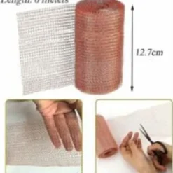 Het rea Skadedjur & Insekter-Glad-Kopparnät, högkvalitativt gnagarsäkert kopparnät, stickat kopparnät för skadedjursbekämpning i hem och trädgård, mot gnagare