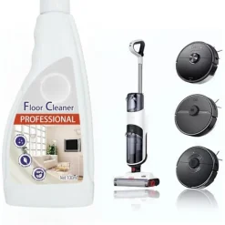 Rengöringsmedel-Golvrengöring för alla robotdammsugare och moppar, flytande golvrengöringsmedel kompatibelt med Roborock & Omo Joint, S8 Pro Ultra/s8/s8+/q5/q7-serien - Perfekt | Fyndiq