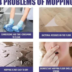 Rengöringsmedel-Golvrengöringsmedel för robotdammsugare och moppar, Golvrengöringsvätska kompatibel med Roborock Omo Joint, S8 Pro Ultra/s8/s8+/q5/q7-serien