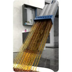 FMYSJ Städmoppar-Golvrengöringsmopp Handsfree Pressmoppar Hemrengöring Mikrofiber Roterande Mopp Golvtvätt Broo (FMY)