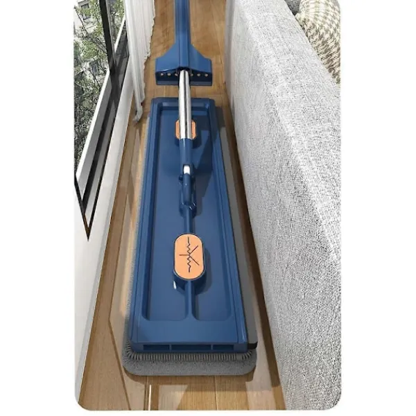FMYSJ Städmoppar-Golvrengöringsmopp Handsfree Pressmoppar Hemrengöring Mikrofiber Roterande Mopp Golvtvätt Broo (FMY)