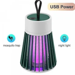 FJORD Skadedjur & Insekter-(Grön USB-ström) Elektronisk myggdödarlampa Bärbar strålningsfri USB-uppladdningsbar