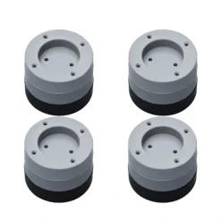 Tvättmaskiner-Halkfria och ljuddämpande gummifötter för tvättmaskin, vibrationsdämpande kuddar, 4 st